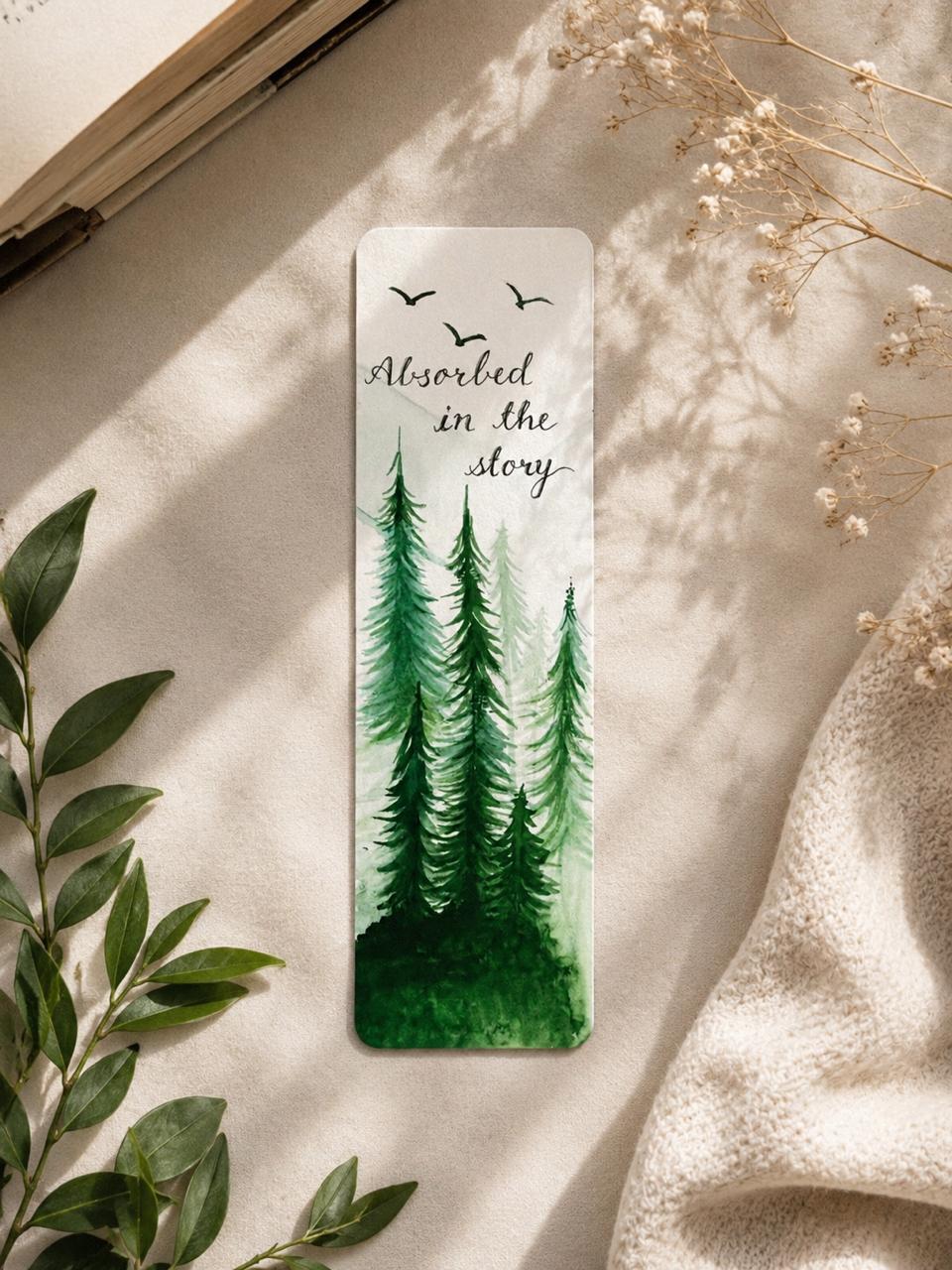 Forest Handmade Bookmark