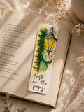 Lamp Handmade bookmark