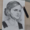 Emma Watson Handmade Sketch with Frame