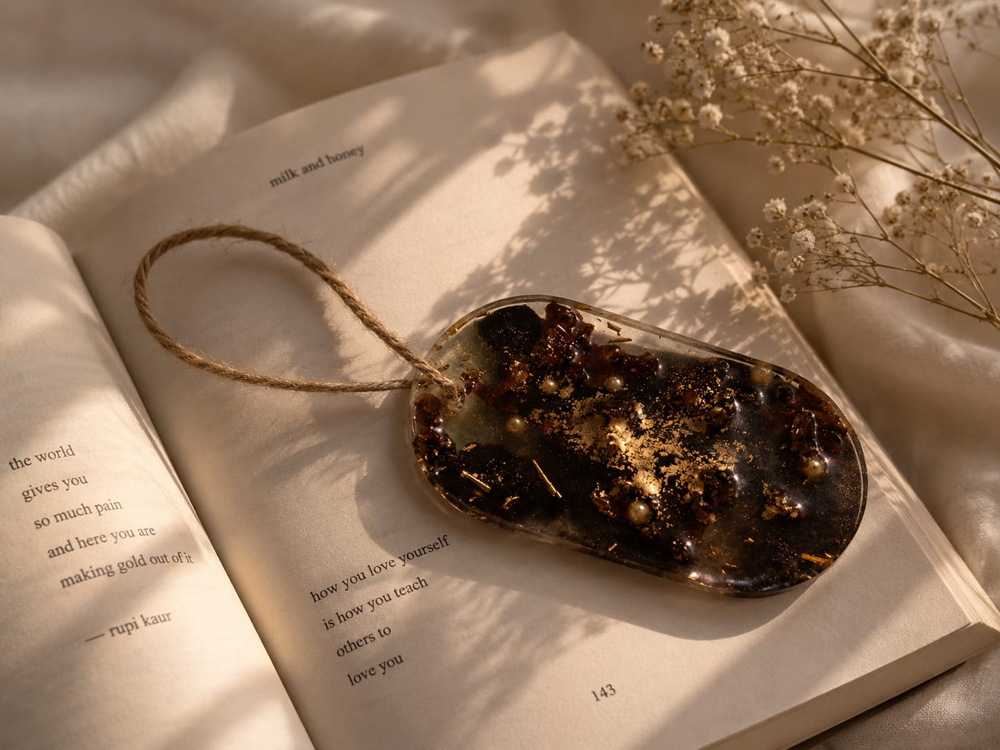 Celestial-Inspired Resin Charm